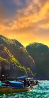 Phi Phi Islands Sunset Tour From Phi Phi by Longtail Boat